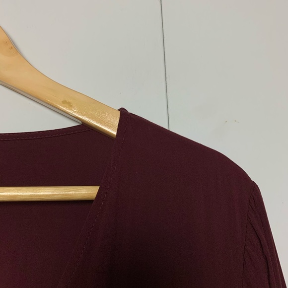 Maroon Loose/Free-fitting Romper - Picture 3 of 15